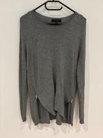 Feinstrickpullover mit Reißverschlüssen Gr. 34 Hessen - Brechen Vorschau
