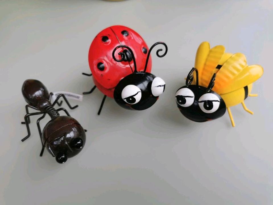 NEU! 3er Set Dekorative Magnettierchen Living Art Insekten in Melle