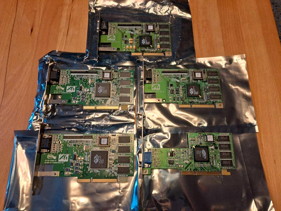 Ati 3D Rage Grafikkarten AGP Rage 2c, Rage pro turbo, Rage XL in Medelby