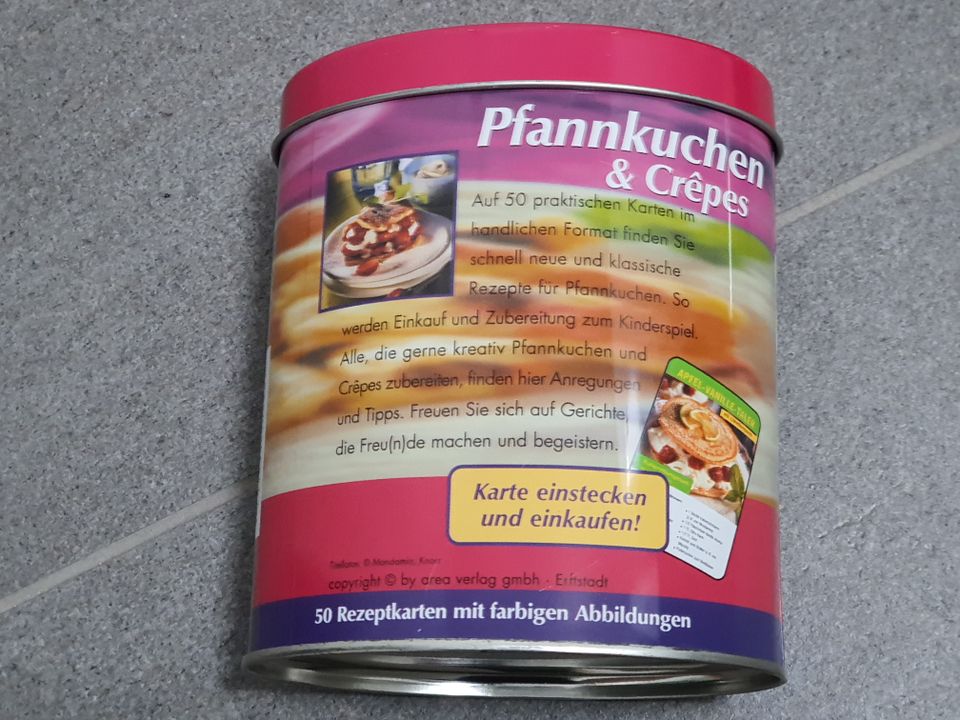 198 Rezeptkarten in Dose Aufläufe Leichte Küche Pfannkuchen Pasta in Leonberg