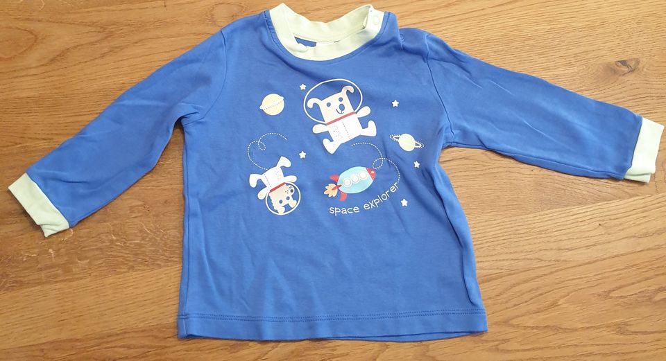 Topomini Shirt Langarmshirt Pullover Pulli 86 Astronaut Weltall in Itzehoe