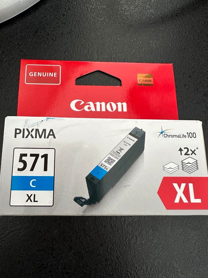 Canon Pixma CLI 571 XL cyan neu in Blankenfelde-Mahlow