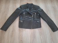Hallhuber Lederjacke Größe 40 schwarz Sachsen - Frohburg Vorschau