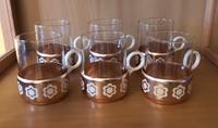 6 schöne DDR Teegläser m/Kupferhalter Ostalgie Glas Retro Vintage Leipzig - Leipzig, Zentrum-Nord Vorschau