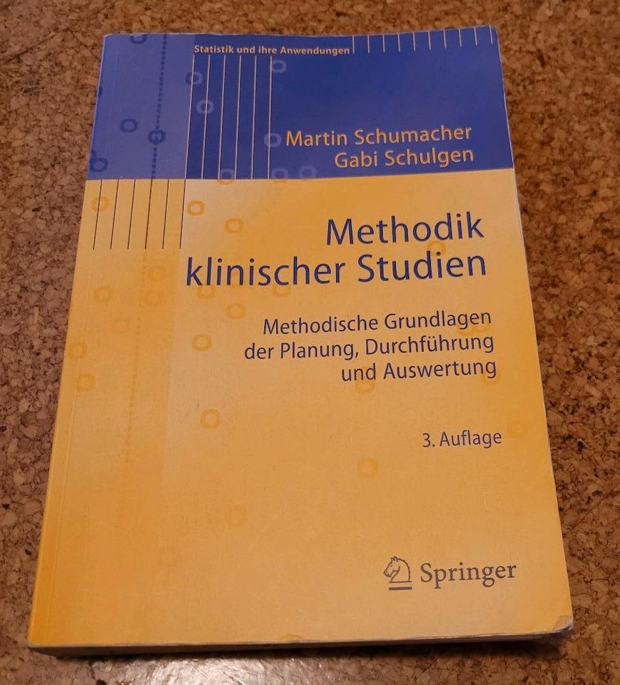 Methodik klinischer Studien, 3. Auflage, Schumacher in Nidderau