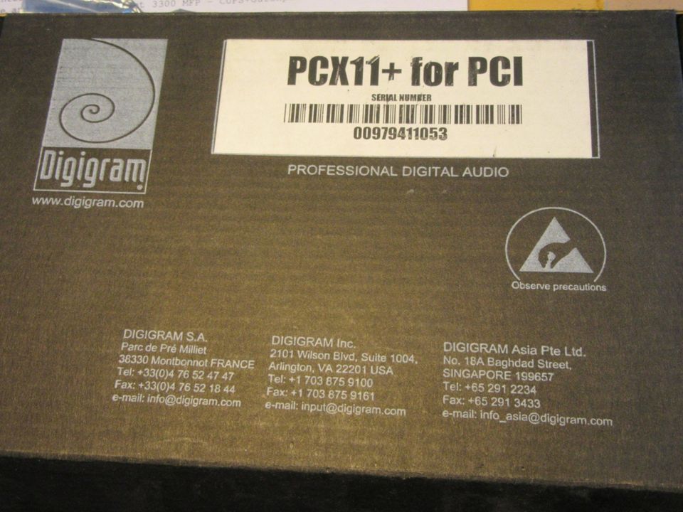 Digigram PCX11+ for PCI professionelle Soundkarte AES + balanced in Berlin