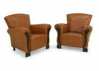 ANTIK! Paar Club Sessel Art Déco um 1940 Lounge Chairs Kunstledersessel zwei 2 F-1203 Nordrhein-Westfalen - Lüdinghausen Vorschau