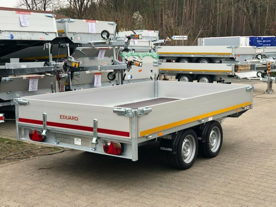 ⭐ Eduard Auto Transporter 2700 kg 356x180x30 cm Rampen Winde 63 in Schöneiche bei Berlin