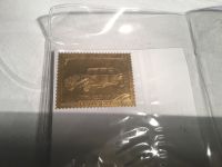 Briefmarke Classic Cars Citroën 1934 22K Gold  Neu Nordrhein-Westfalen - Frechen Vorschau