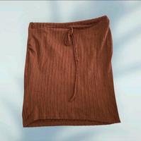 Y2K gerippter Strickrock Braun Gr. 46 Nordrhein-Westfalen - Viersen Vorschau