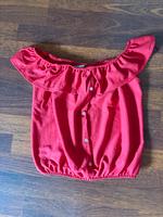 Süße rote Bluse crop top C&A xs 34 Thüringen - Grabfeld Vorschau