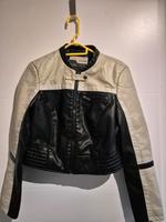 Schöne Kurze Lederimitat Bikerjacke Niedersachsen - Lingen (Ems) Vorschau