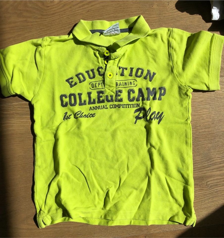 T-Shirt Shirt Trikot Kipsta Sommer kurzarm neon gelb grün 116/122 in Diekholzen