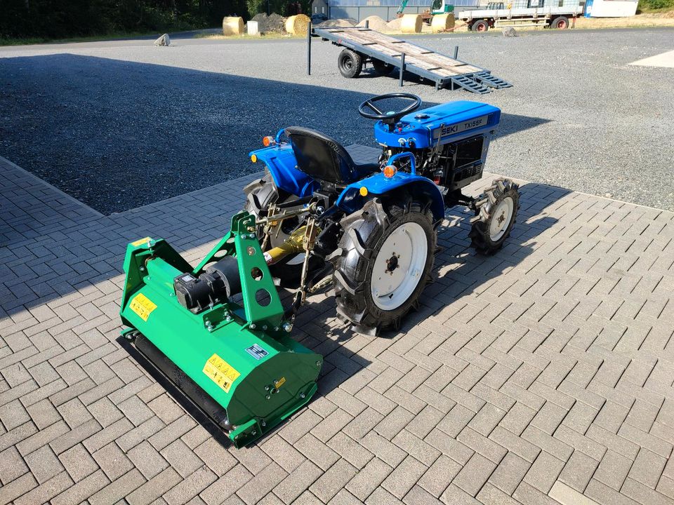 Kleintraktor Iseki TX 155 + Schlegelmulcher 100 cm Traktor KAT 1 in Auderath