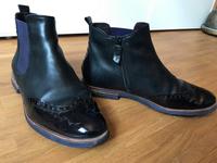 Tamaris Stiefeletten, schwarz/lila, Gr. 38 Bayern - Ergolding Vorschau