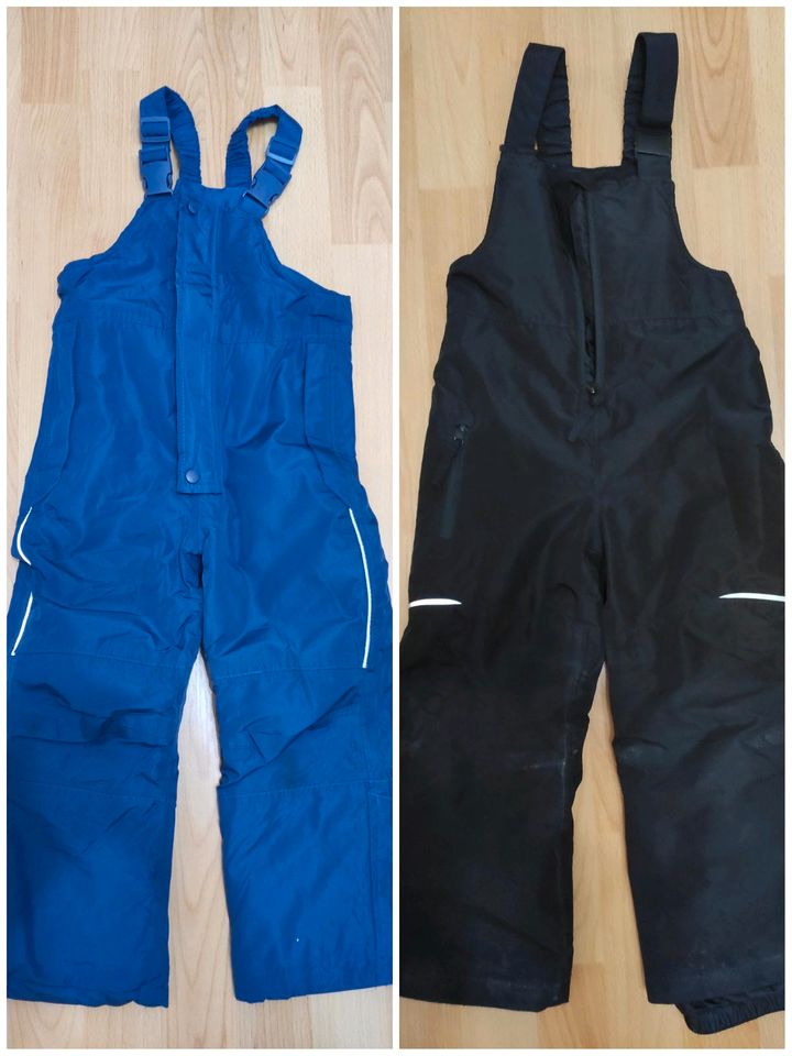 Ski-/Schneehose blau und schwarz 98/104 in Nagold