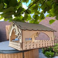 Großes Vogelhaus Futterhaus aus Holz Nordrhein-Westfalen - Velen Vorschau