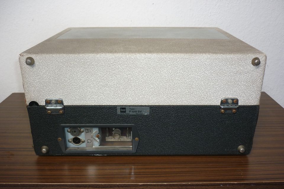 DUAL P 1010 V Kofferplattenspieler mit Lautsprecher im Deckel in Lüdinghausen