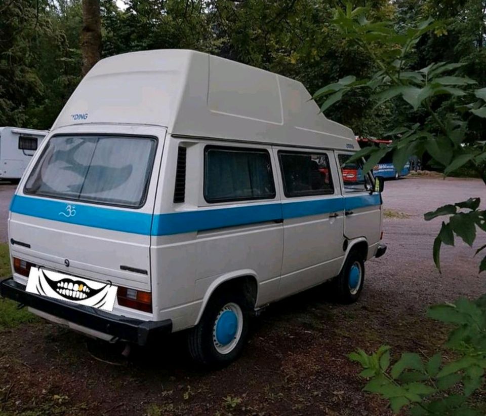 VW T3 Hochdach Bulli Campervan Wohnmobil Oldtimer TÜV in Faßberg