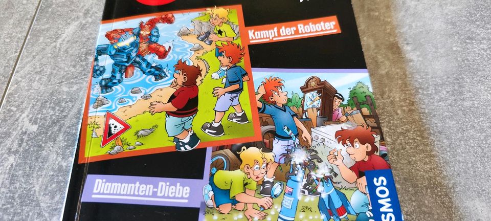 Buch die drei Fragezeichen Kids Kampf der Roboter, Diamamten-Dieb in Brieselang