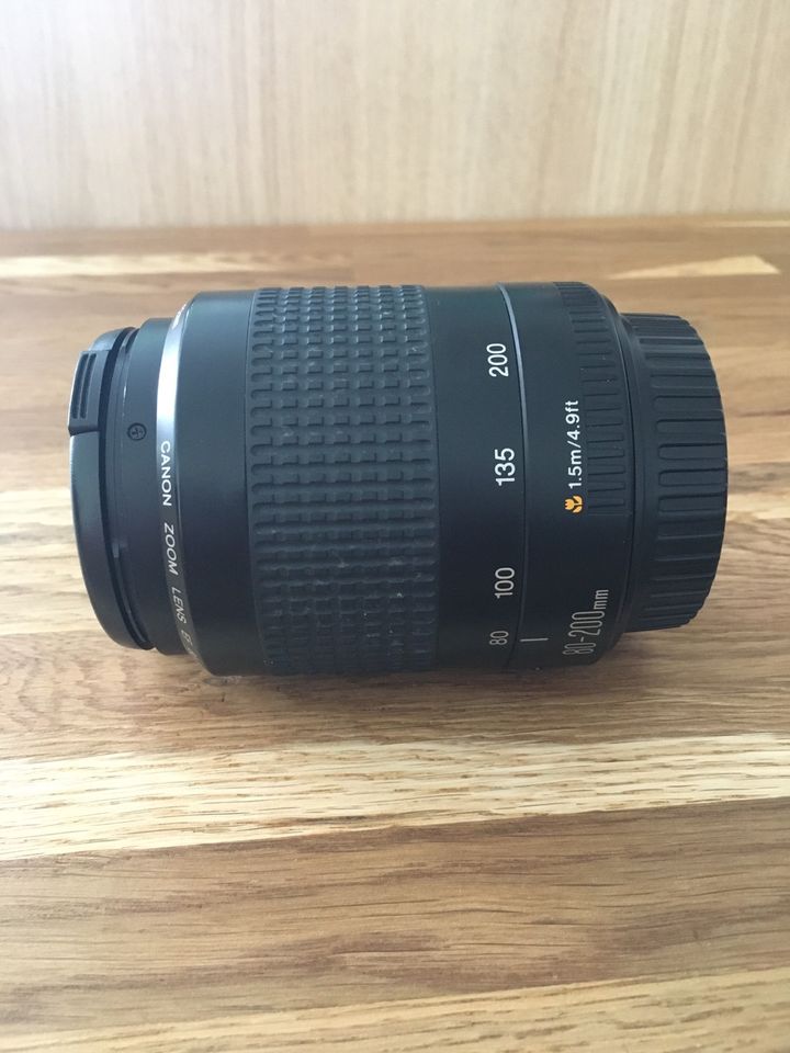 Canon Zoom Lens EF 80-200MM 1:4.5-5.6 II Objektiv NEUWERTIG! in Butzbach