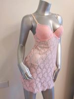 Gr. 38, Spitze, Rosa Bh Dessous Nachthemd Babydoll Kleid, Wie Neu Baden-Württemberg - Dornstetten Vorschau