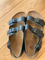 Birkenstock Milano 49 braun Leder Sachsen-Anhalt - Halberstadt Vorschau