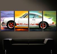 PORSCHE 911 CARRERA RS - POP ART Leinwand Bild Sportwagen Oldtime Nordrhein-Westfalen - Rüthen Vorschau