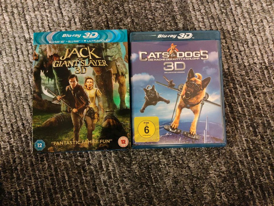 3D Blu-rays, Cats & Dogs, Jack the Giant Slayer m. Ewan McGregor in Mülheim (Ruhr)
