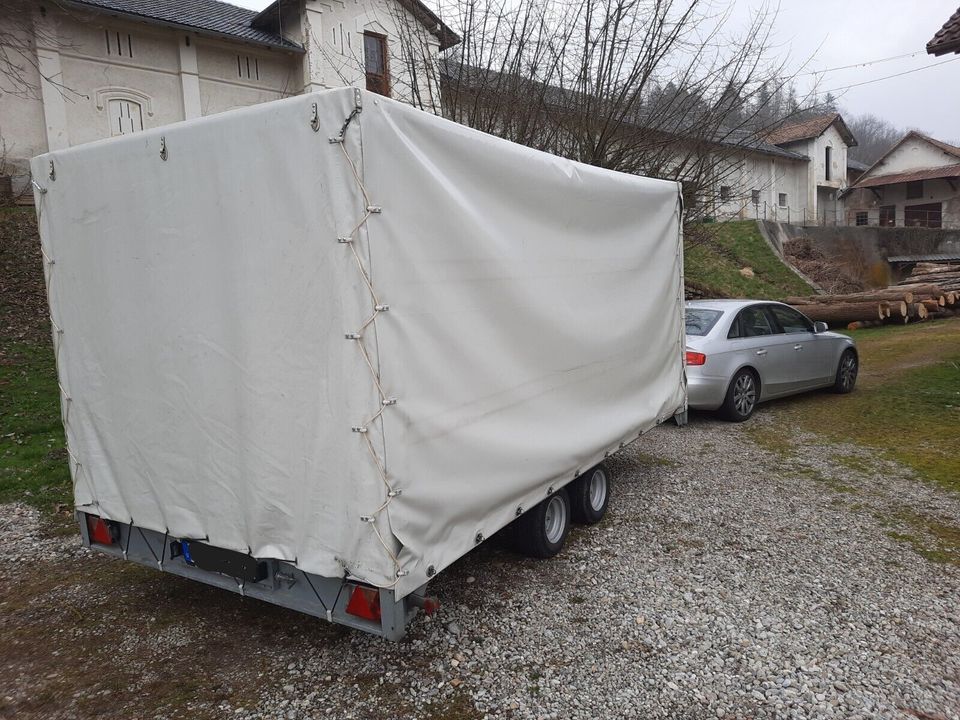 Anhänger Auto PKW Tandem Hochlader BJ 2018 2,7 Tonnen in Schwandorf