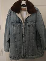 Gefütterte Jeansjacke Oversized H&M hellblau Gr L neu Brandenburg - Bernau Vorschau