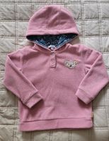 Steiff Fleece Kapuzenpullover - rosa, blau geblümt - Gr. 104 Lübeck - St. Jürgen Vorschau