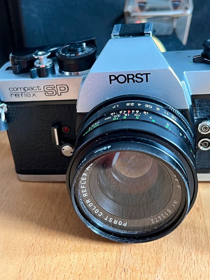 PORST compact Reflex KAMERA SP + BLITZ TM40C RETRO in Wabern