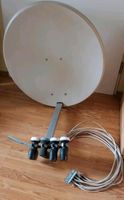 80 Satelliten Schüssel Satellitenschüssel 4 x LNBS HD  2 x Diseq Nürnberg (Mittelfr) - Großreuth b Schweinau Vorschau