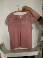 Top /Shirt mit Spitze altrosa Nordrhein-Westfalen - Waltrop Vorschau