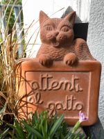 Terrakotta Wandrelief Katze Gatto Schild Hängetafel Garten Bonn - Nordstadt  Vorschau