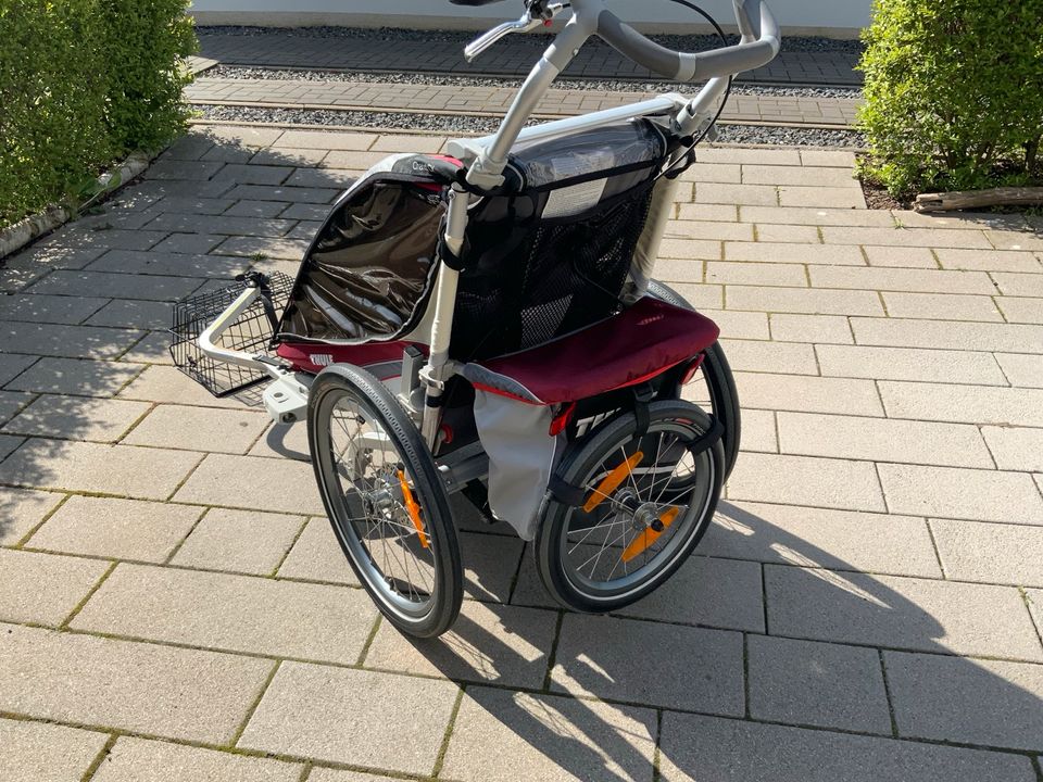 Thule Chariot CX1 mit Kupplung , Deichsel und  Joggingrad in Gehrden