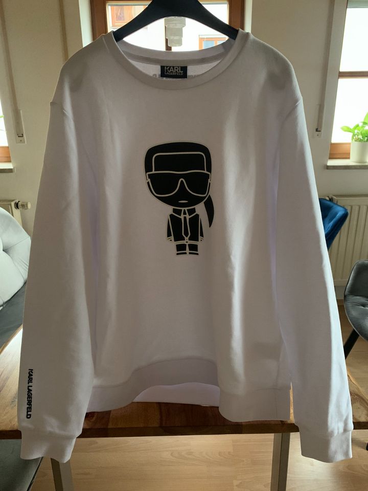 Karl Lagerfeld Sweatshirt Pullover Pulli Oberteil Sweater Größe M in Amberg