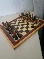 Altes edles Schachspiel mit handbemalten Zinnfiguren Berlin - Spandau Vorschau