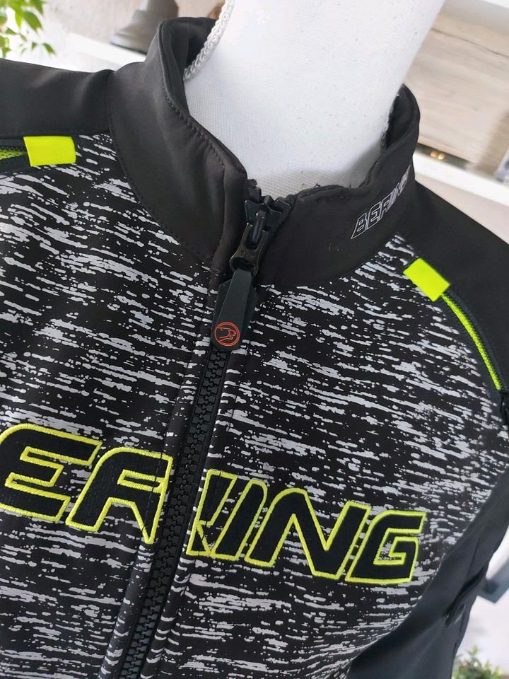 MOTORRAD JACKE ** GR.S ** BERING ** SCHWARZ TOP PROTEKTOREN in Waldbröl