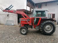 MF 575 Schlepper Massey Ferguson Traktor mit Frontlader Baden-Württemberg - Merdingen Vorschau