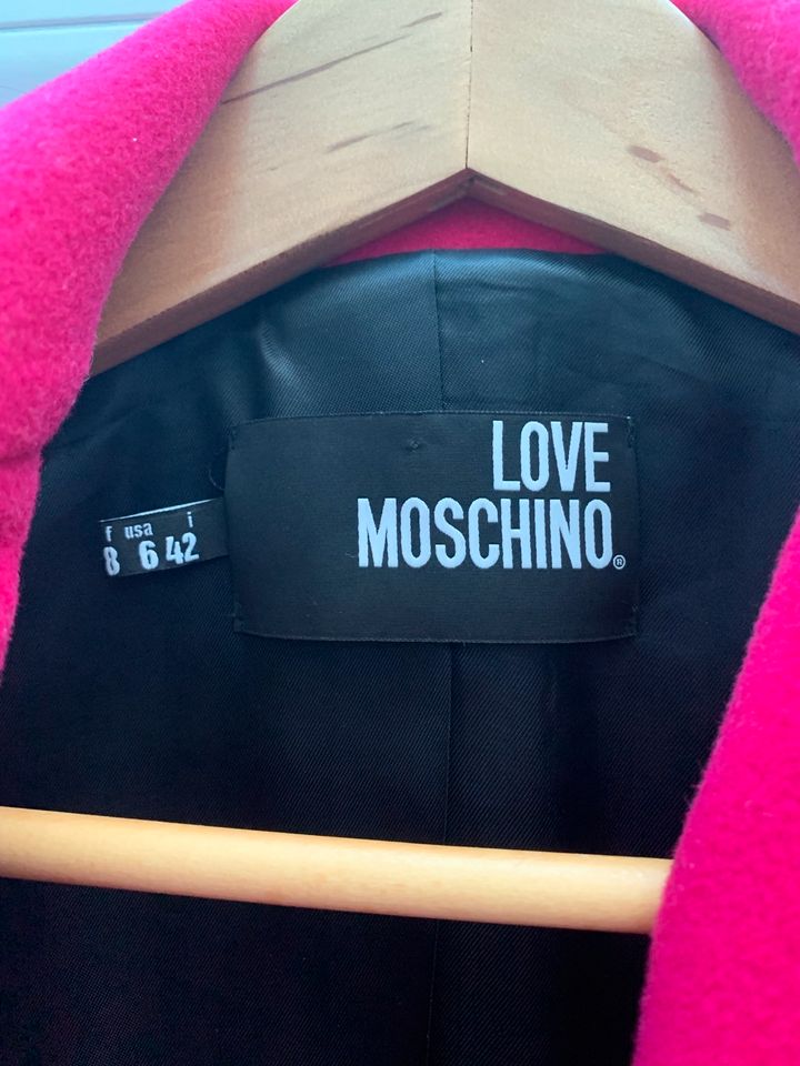 Love Moschino- Wollmantel Gr. 38 in Mainz