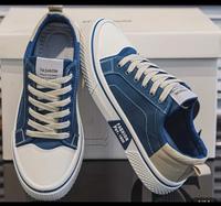 2x Herren Canvas Sneaker Sportschuhe / Farbe: Blau und Hell Beige Hessen - Ober-Mörlen Vorschau