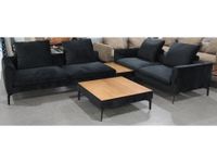 DESIGN ECKSOFA WOHNZIMMER COUCH HOCHWERTIG POLSTERUNG HOLZ METALL Bayern - Weßling Vorschau