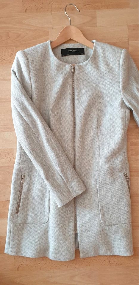 *NEU* Zara Basic Damen Jacke Blazer Mantel grau in Großostheim