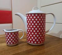 ILMENAU KAFFEEKANNE + MILCHKÄNNCHEN POLKA DOTS Vintage Retro DDR Berlin - Hellersdorf Vorschau