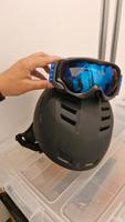 Skihelm mit Brille Baden-Württemberg - Tettnang Vorschau