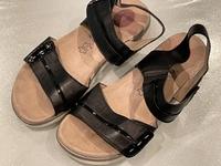 Damen Sandale schwarz Softflex Jana Echtleder Gr.41 Bayern - Burgebrach Vorschau