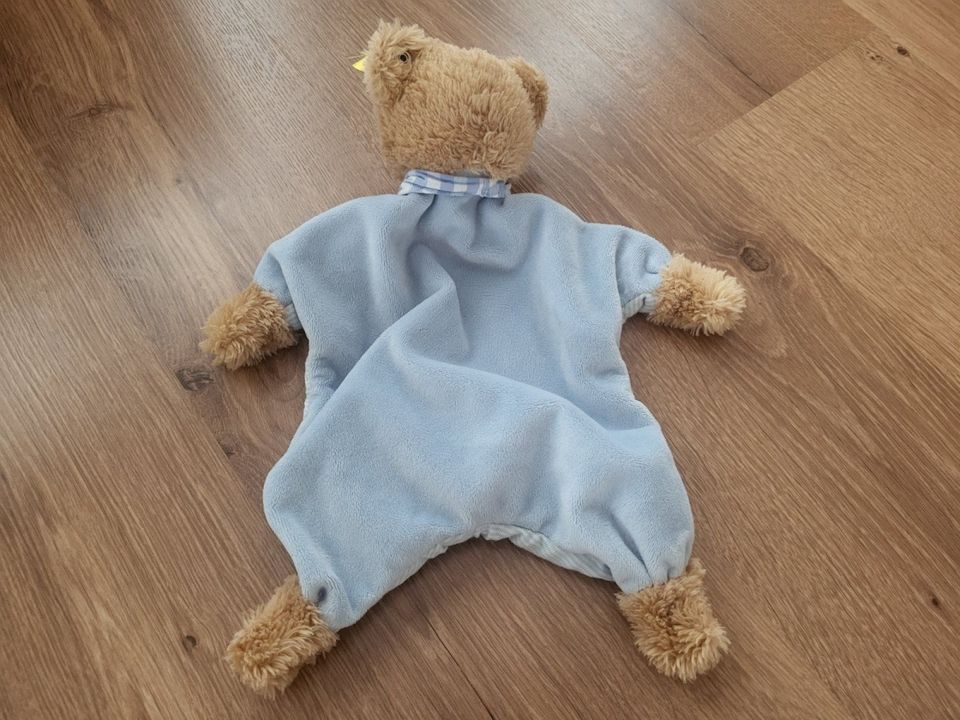 Steiff Schmusetuch Teddy,Schlaf Gut Bär,blau,ca.30 cm,Kuscheltuch in Kürten