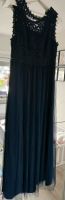 Blaues langes Kleid mit Spitze (Hochzeitsgast) Hessen - Maintal Vorschau